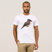 Birdorable Passagier-Taube T-Shirt (Vorne ganz)