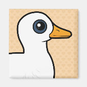 Birdorable Pekin Duck Magnet (Vorne)