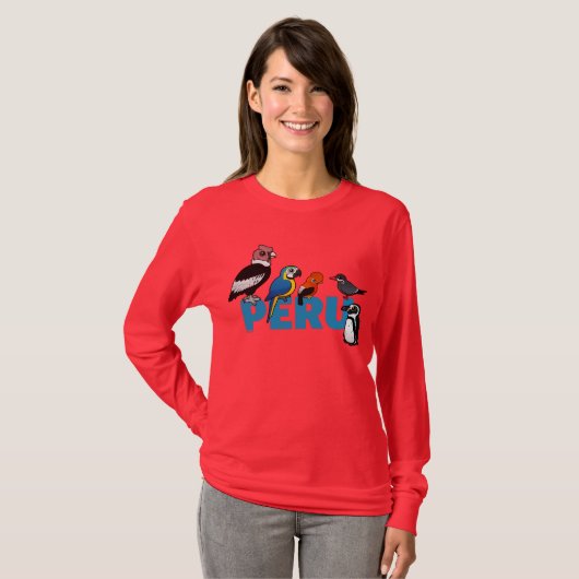 Birdorable Peru T-Shirt (Vorne ganz)