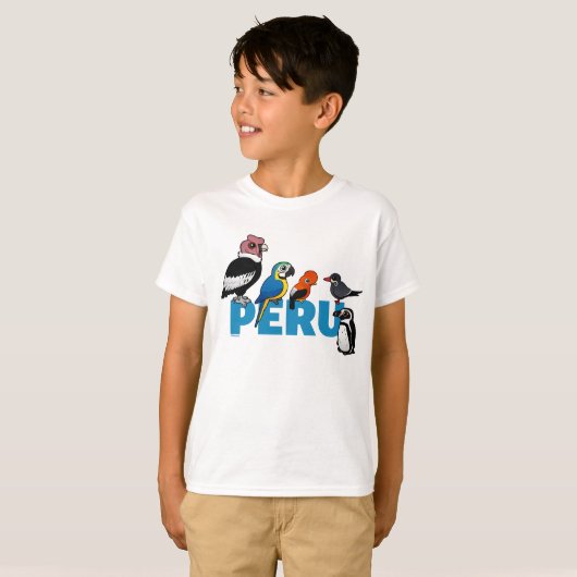 Birdorable Peru T-Shirt (Vorne ganz)