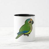 Birdorable Pfirsich-konfrontierte Parakeet Tasse (Zentrum)