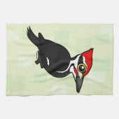 Birdorable Pileated Specht Handtuch (Horizontal)