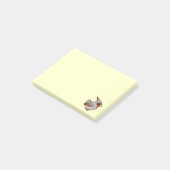 Birdorable Pyrrhuloxia Post-it Klebezettel (angewinkelt)