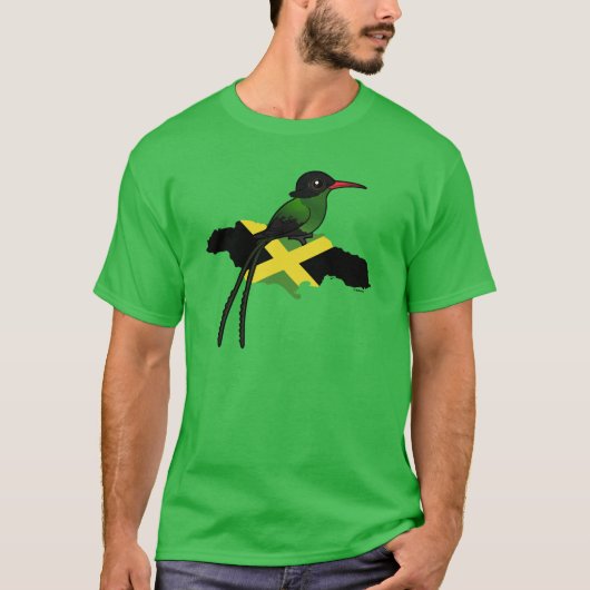 Birdorable Red-Billed-Streamertail aus Jamaika T-Shirt (Vorderseite)