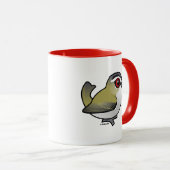 Birdorable Red-mit Augen Vireo Tasse (VorderseiteRechts)