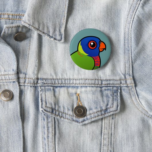 Birdorable Regenbogen Lorikeet Button (Beispiel)