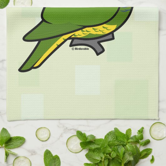 Birdorable Regenbogen Lorikeet Geschirrtuch (Gefaltet)