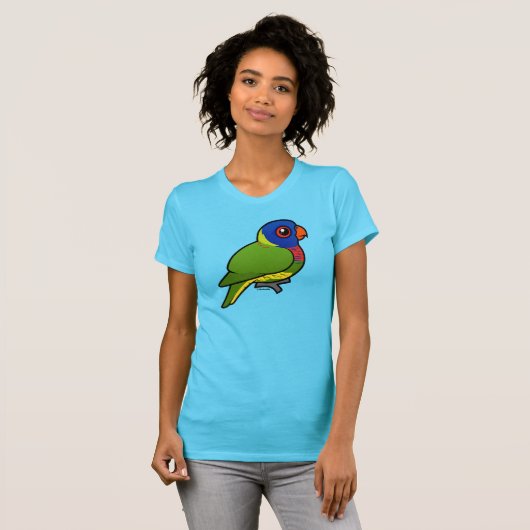 Birdorable Regenbogen Lorikeet T-Shirt (Vorne ganz)