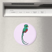 Birdorable Resplendent Quetzal Magnet (In Situ (Geschirrspüler))