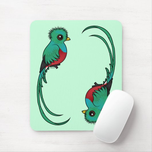 Birdorable Resplendent Quetzal Mousepad (Mit Mouse)