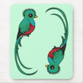 Birdorable Resplendent Quetzal Mousepad (Vorne)