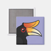 Birdorable Rhinoceros Hornbill Magnet (Vorderseite/Rückseite)