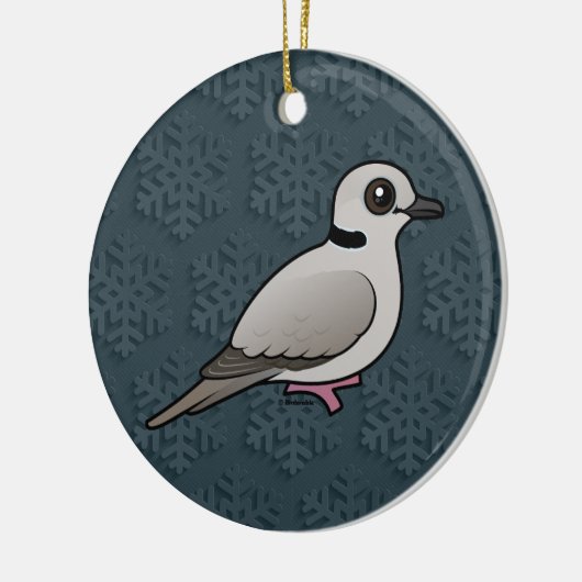 Birdorable Ringhalstaube Keramik Ornament (Links)