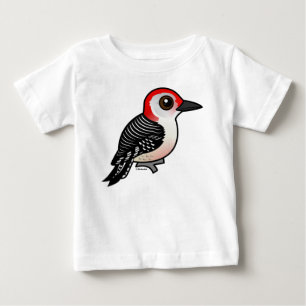 Birdorable Rot-blähte Specht auf Baby T-shirt