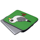 Birdorable rotfüßiger Kittiwake Laptopschutzhülle (Vorne Knopf)