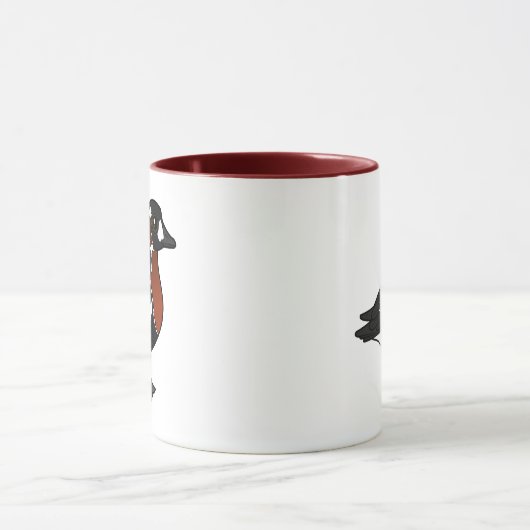 Birdorable Rothühnergans Tasse (Zentrum)