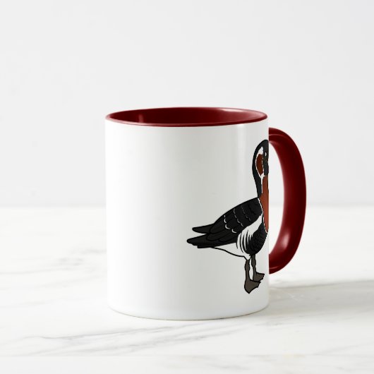 Birdorable Rothühnergans Tasse (VorderseiteRechts)