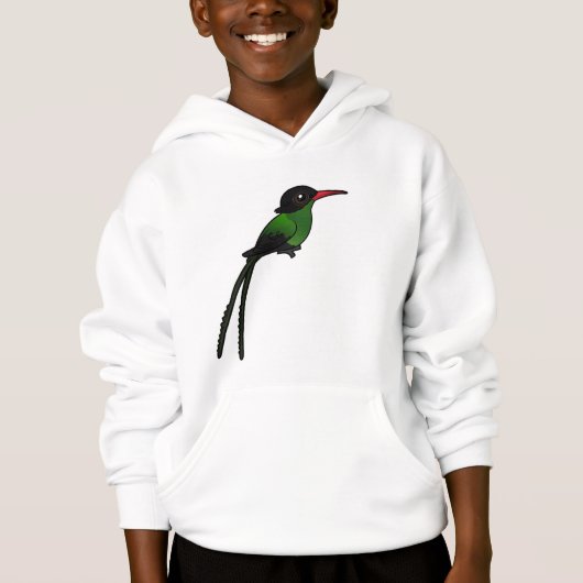 Birdorable Rotschnabelschwanz Hummingbird Hoodie (Vorderseite)