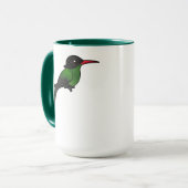 Birdorable Rotschnabelschwanz Hummingbird Tasse (Vorderseite Links)