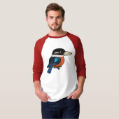 Birdorable Rufous-blähte Kookaburra auf T-Shirt (Vorne ganz)