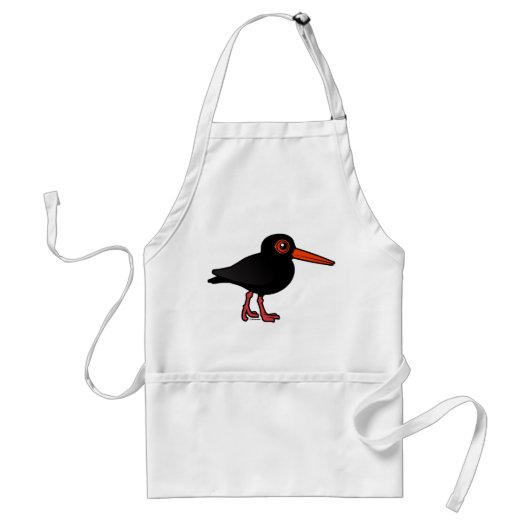 Birdorable rußiger Oystercatcher Schürze (Vorne)