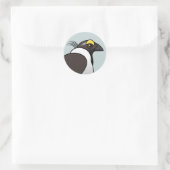 Birdorable Sage Grouse Runder Aufkleber (Tasche)