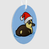 Birdorable Santa Duckling Ornament (Vorderseite)