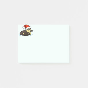 Birdorable Santa Duckling Post-it Klebezettel