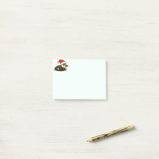 Birdorable Santa Duckling Post-it Klebezettel (Auf Schreibtisch)
