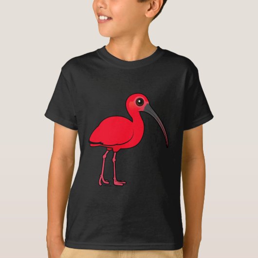 Birdorable Scharlachrot IBIS T-Shirt (Vorderseite)