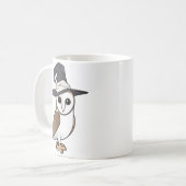 Birdorable Schleiereule-Hexe Kaffeetasse (Vorderseite Links)