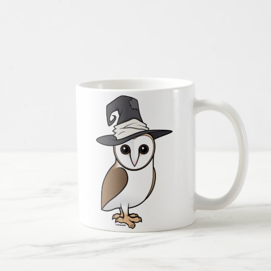Birdorable Schleiereule-Hexe Kaffeetasse (Rechts)