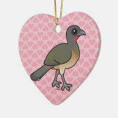 Birdorable schlichtes Chachalaca Keramik Ornament (Links)