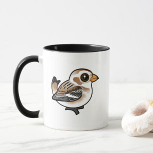 Birdorable Schneeammer Tasse