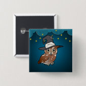 Birdorable Schrei-Eulen-Hexe Button (Vorne & Hinten)