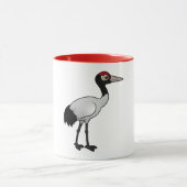 Birdorable Schwarz-necked Kran Tasse (Zentrum)