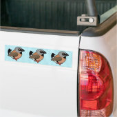 Birdorable Schwarz-throated Fink Autoaufkleber (Auf Lkw)