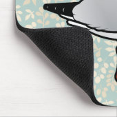 Birdorable schwarzköpfige Möve Mousepad (Ecke)