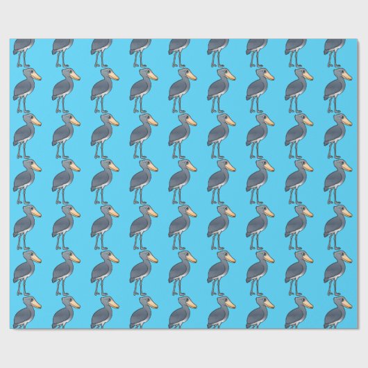 Birdorable Shoebill Geschenkpapier (Flach)