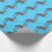 Birdorable Shoebill Geschenkpapier (Ecke)