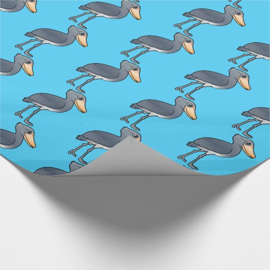 Birdorable Shoebill Geschenkpapier (Ecke)