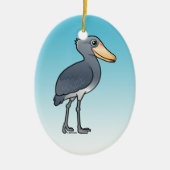 Birdorable Shoebill Keramik Ornament (Vorne)