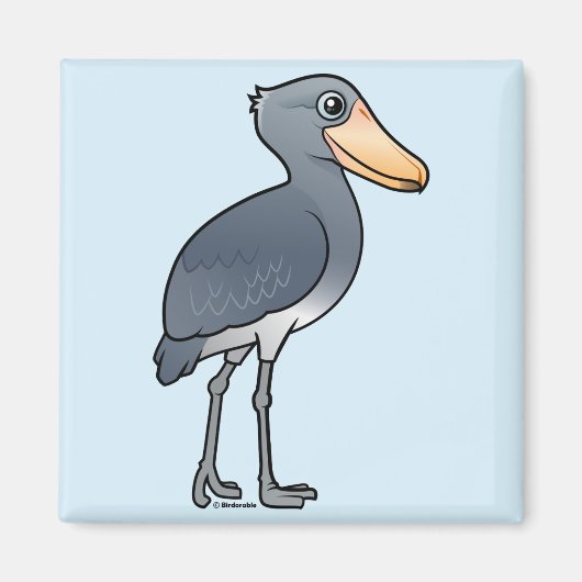 Birdorable Shoebill Magnet (Vorne)