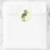 Birdorable Shoebill Runder Aufkleber (Tasche)