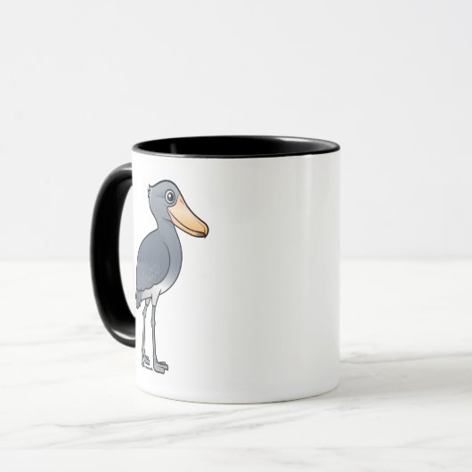 Birdorable Shoebill Tasse (Vorderseite Links)