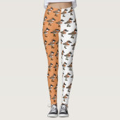 Birdorable Sibirische Sandplover Leggings (Vorderseite)