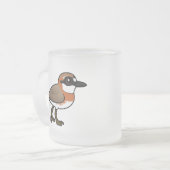 Birdorable Sibirische Sandplover Mattglastasse (Vorderseite Links)