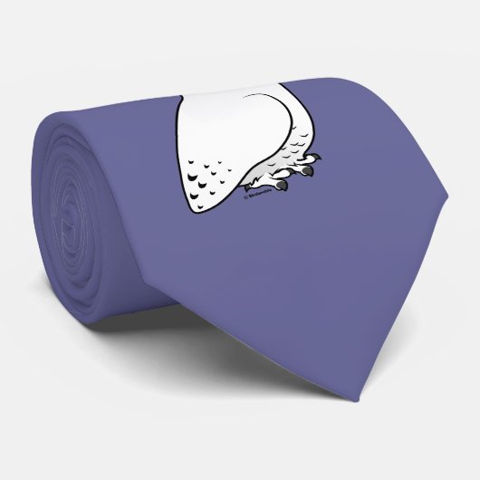 Birdorable Snowy Eule Krawatte (Gerollt)