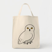Birdorable Snowy Eule Tragetasche (Vorne)