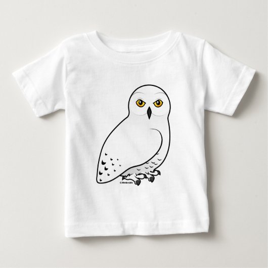 Birdorable Snowy Owl Baby T-shirt (Vorderseite)
